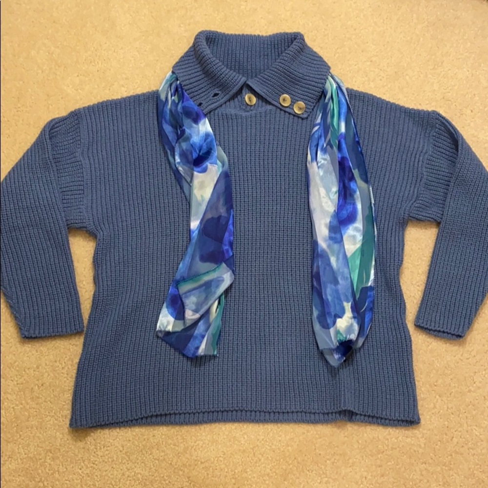 NWOT sweater and scarf set
